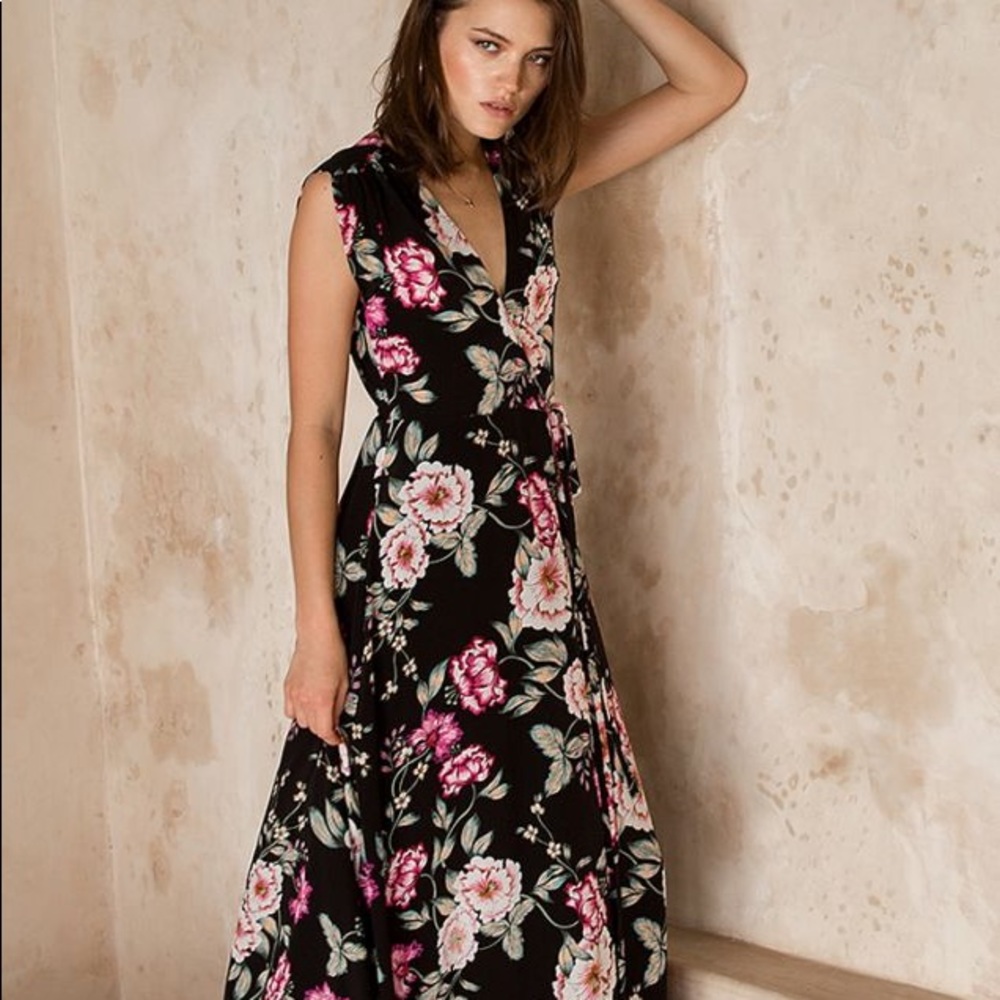 Yumi Kim Swept Away Silk Maxi Dress